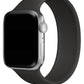 Apple Watch Uyumlu Solo Loop Silikon Kordon Siyah  bikordon