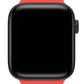 Apple Watch Compatible Solo Loop Silicone Band Vermilion Orange 