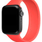 Apple Watch Uyumlu Solo Loop Silikon Kordon Vermilyon Turuncu  bikordon
