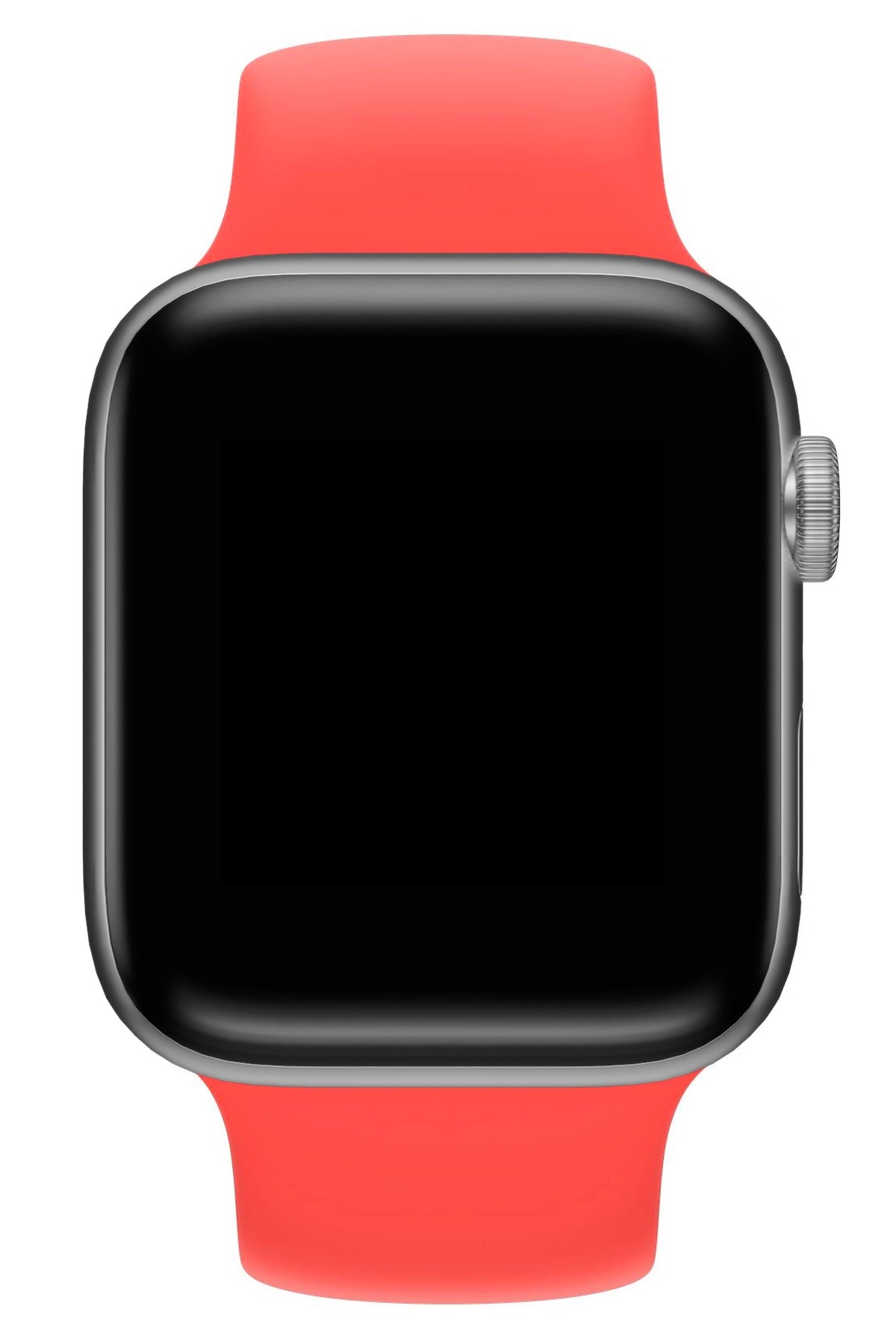 Apple Watch Uyumlu Solo Loop Silikon Kordon Vermilyon Turuncu  bikordon