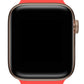 Apple Watch Compatible Solo Loop Silicone Band Vermilion Orange 