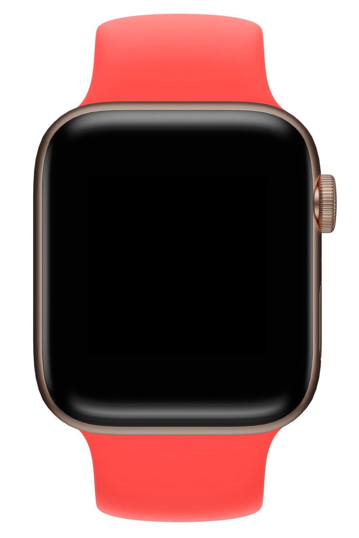 Apple Watch Uyumlu Solo Loop Silikon Kordon Vermilyon Turuncu  bikordon