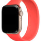 Apple Watch Uyumlu Solo Loop Silikon Kordon Vermilyon Turuncu  bikordon