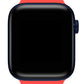 Apple Watch Compatible Solo Loop Silicone Band Vermilion Orange 