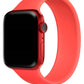 Apple Watch Uyumlu Solo Loop Silikon Kordon Vermilyon Turuncu