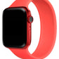 Apple Watch Uyumlu Solo Loop Silikon Kordon Vermilyon Turuncu  bikordon