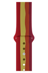 Apple Watch Uyumlu Silikon Striped Kordon Anglefish