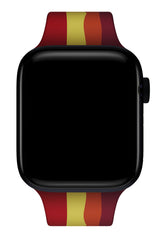 Apple Watch Uyumlu Silikon Striped Kordon Anglefish