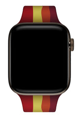 Apple Watch Uyumlu Silikon Striped Kordon Anglefish
