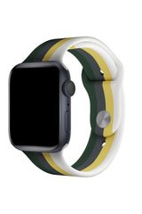 Apple Watch Uyumlu Silikon Striped Kordon Moorish