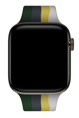 Apple Watch Uyumlu Silikon Striped Kordon Moorish