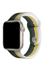 Apple Watch Uyumlu Silikon Striped Kordon Moorish