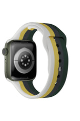 Apple Watch Uyumlu Silikon Striped Kordon Moorish