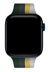 Apple Watch Uyumlu Silikon Striped Kordon Moorish