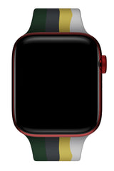 Apple Watch Uyumlu Silikon Striped Kordon Moorish