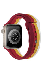 Apple Watch Uyumlu Silikon Striped Kordon Percula