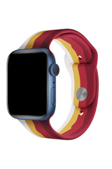 Apple Watch Uyumlu Silikon Striped Kordon Percula