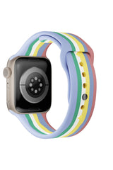 Apple Watch Uyumlu Silikon Striped Kordon Princess