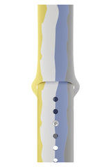 Apple Watch Uyumlu Silikon Striped Kordon Scat