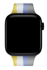Apple Watch Uyumlu Silikon Striped Kordon Scat