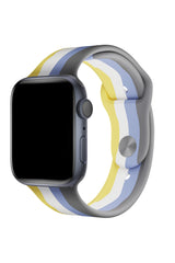 Apple Watch Uyumlu Silikon Striped Kordon Scat