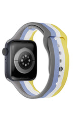 Apple Watch Uyumlu Silikon Striped Kordon Scat