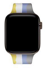 Apple Watch Uyumlu Silikon Striped Kordon Scat