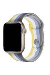 Apple Watch Uyumlu Silikon Striped Kordon Scat