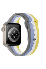 Apple Watch Uyumlu Silikon Striped Kordon Scat