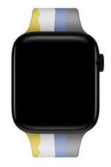 Apple Watch Uyumlu Silikon Striped Kordon Scat