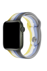 Apple Watch Uyumlu Silikon Striped Kordon Scat