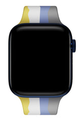 Apple Watch Uyumlu Silikon Striped Kordon Scat