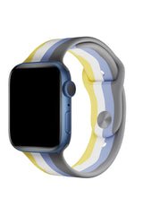 Apple Watch Uyumlu Silikon Striped Kordon Scat