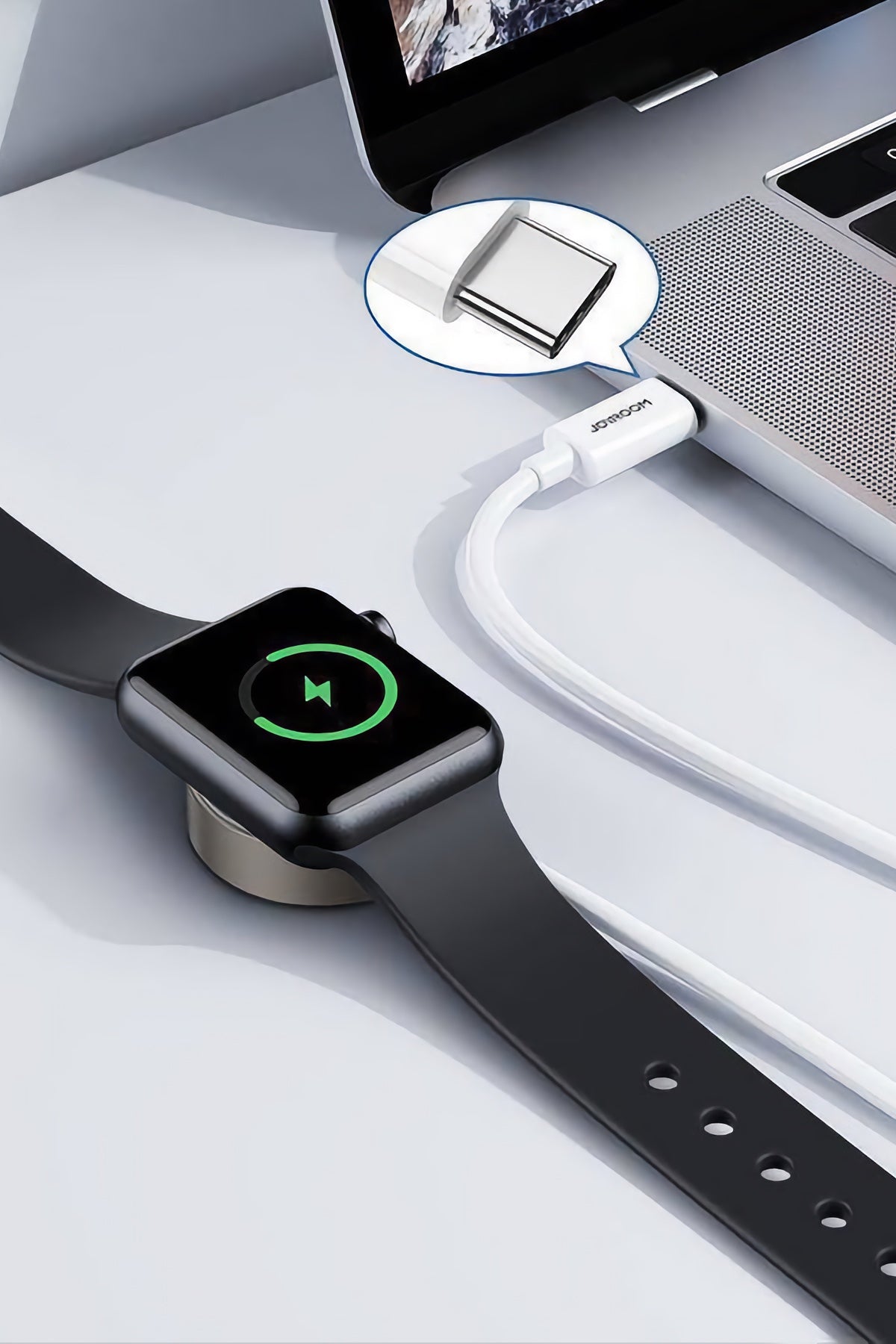 Apple Watch Uyumlu USB-C Manyetik Hızlı Şarj Kablosu 2.5w  Joyroom
