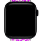 Apple Watch Uyumlu UV Baskılı Silikon Kordon Colourful
