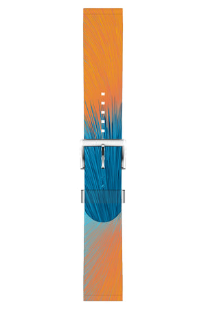 Apple Watch Compatible UV Printed Silicone Band Fringe 