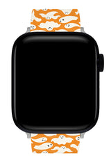Apple Watch Uyumlu UV Baskılı Silikon Kordon Ghost