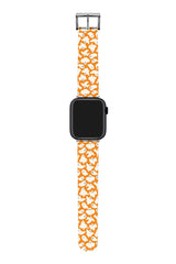 Apple Watch Uyumlu UV Baskılı Silikon Kordon Ghost