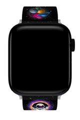 Apple Watch Uyumlu UV Baskılı Silikon Kordon Gravity
