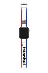 Apple Watch Uyumlu UV Baskılı Silikon Kordon İstanbul
