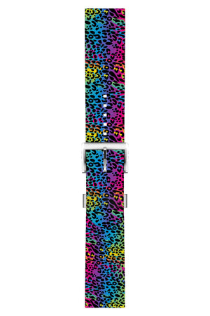 Apple Watch Compatible UV Printed Silicone Band Leopard 