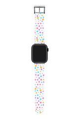 Apple Watch Uyumlu UV Baskılı Silikon Kordon Paw