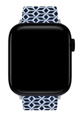 Apple Watch Uyumlu UV Baskılı Silikon Kordon Shaped