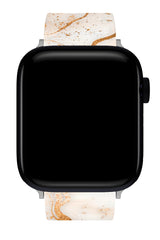 Apple Watch Uyumlu UV Baskılı Silikon Kordon Shimmer