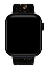 Apple Watch Uyumlu UV Baskılı Silikon Kordon Space