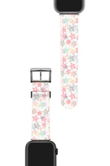 Apple Watch Uyumlu UV Baskılı Silikon Kordon Star