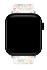 Apple Watch Uyumlu UV Baskılı Silikon Kordon Star