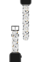 Apple Watch Uyumlu UV Baskılı Silikon Kordon Stay