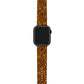 Apple Watch Uyumlu UV Baskılı Silikon Kordon Tiger