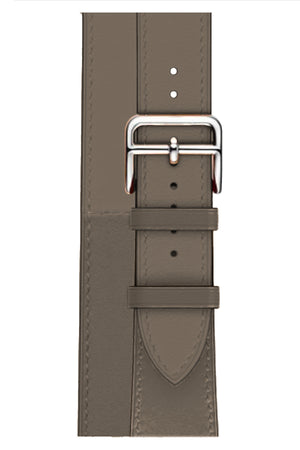 Apple Watch Uyumlu Spiralis Deri Kordon Vizon  bikordon